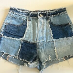 Wild Fable Highest Rise Cutoff Denim Shorts.